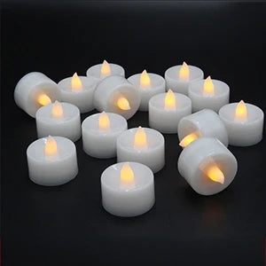 Battery-Powered LED Warm Yellow Candles