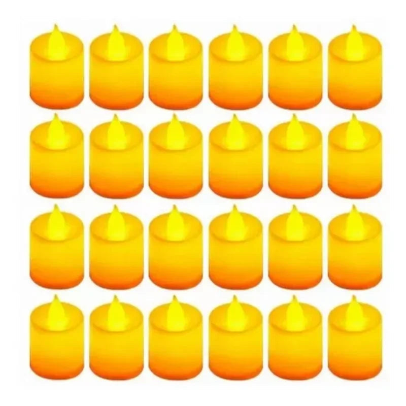 Battery-Powered LED Warm Yellow Candles