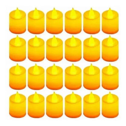 Battery-Powered LED Warm Yellow Candles