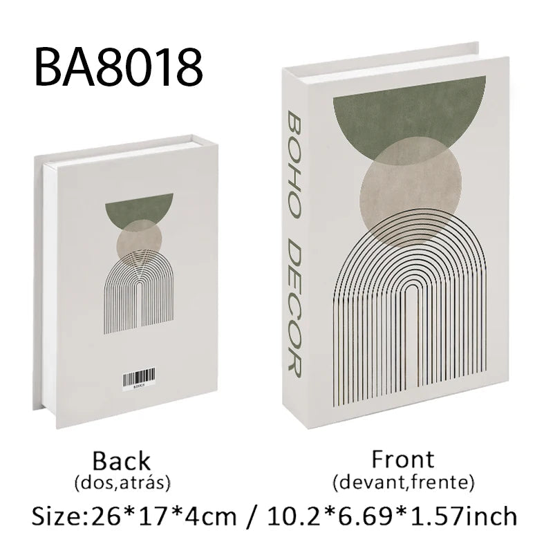 Bauhaus Boho Decorative Storage Book