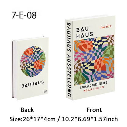 Bauhaus Boho Decorative Storage Book