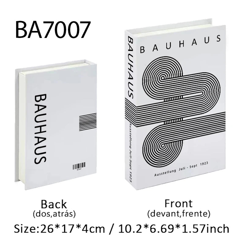 Bauhaus Boho Decorative Storage Book