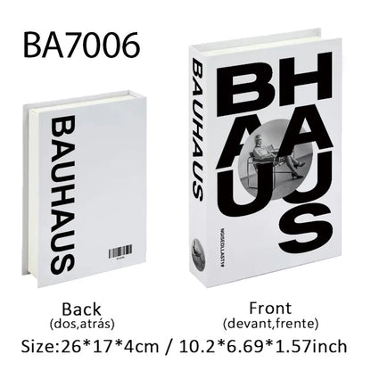 Bauhaus Boho Decorative Storage Book