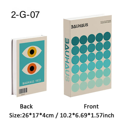 Bauhaus Boho Decorative Storage Book