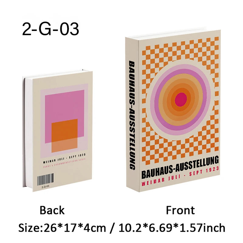 Bauhaus Elegant Decorative Storage Books