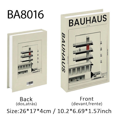 Bauhaus Elegant Decorative Storage Books