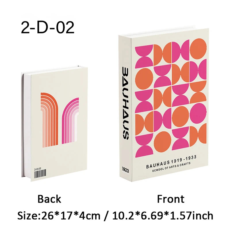 Bauhaus Elegant Decorative Storage Books