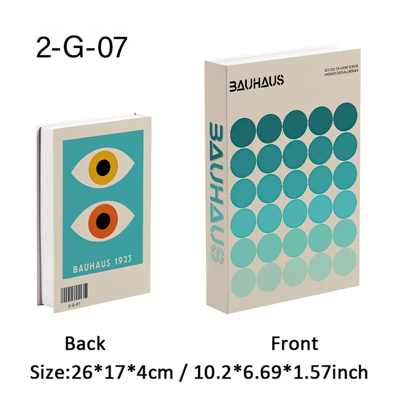 Bauhaus Elegant Decorative Storage Books