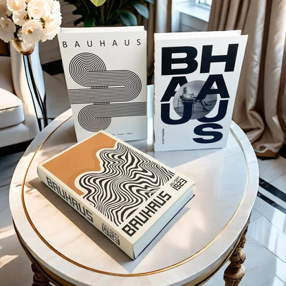 Bauhaus Elegant Decorative Storage Books