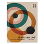 Bauhaus Half Circle Vintage Canvas Art