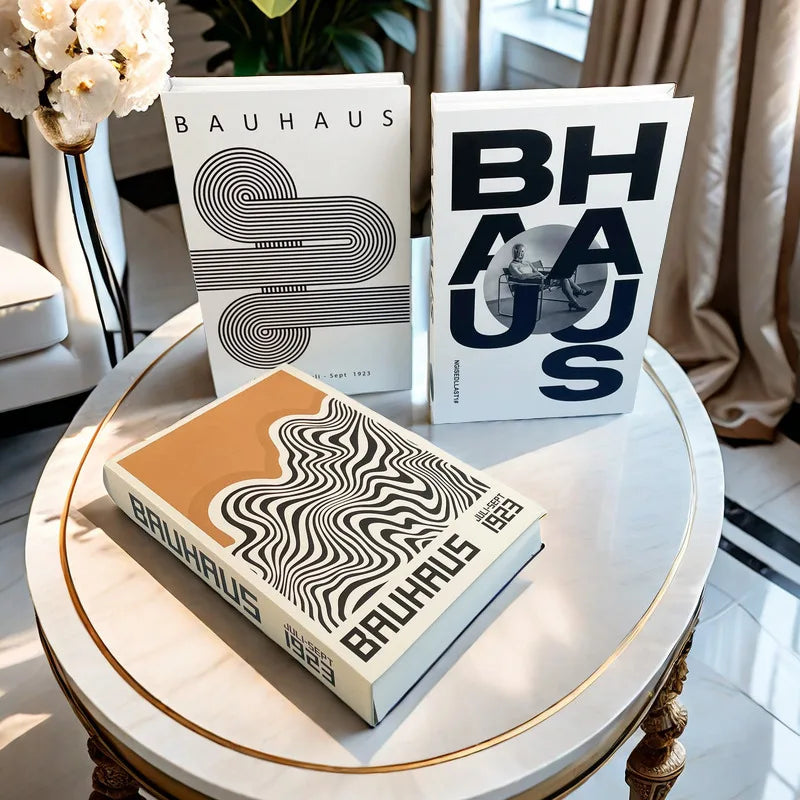 Bauhaus Luxury Faux Book Storage