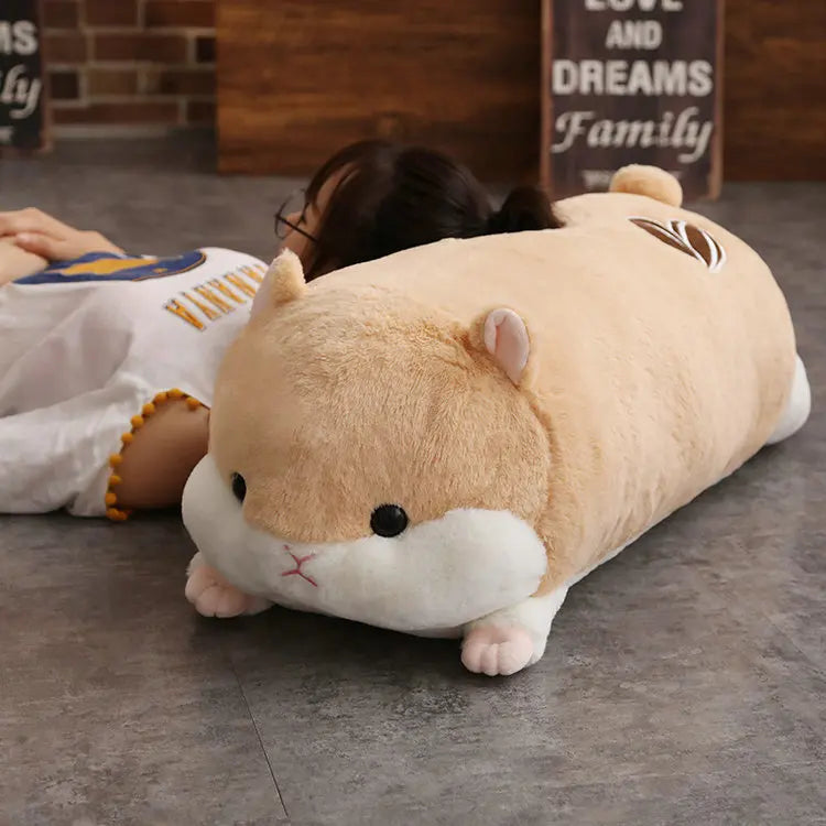 Big Plush Cartoon Hamster Toy