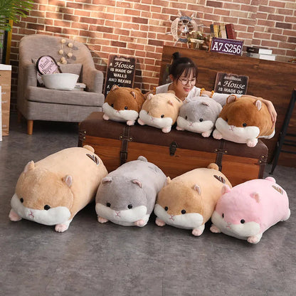 Big Plush Cartoon Hamster Toy