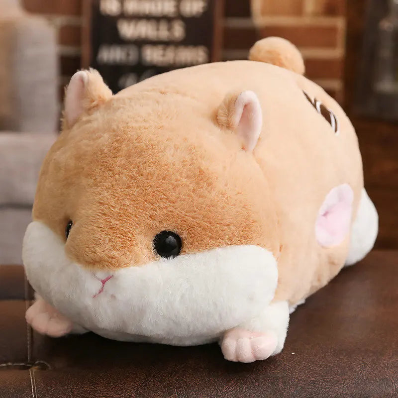 Big Plush Cartoon Hamster Toy