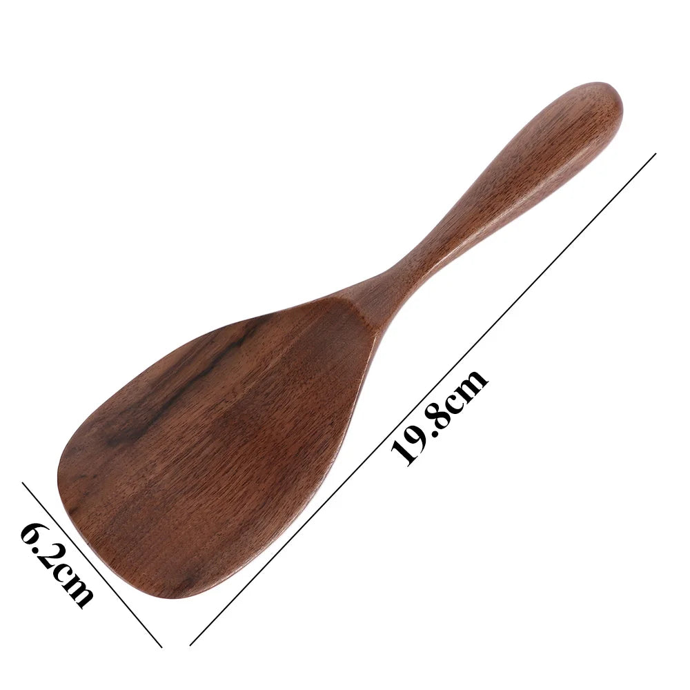 Black Walnut Wooden Dessert Spoon