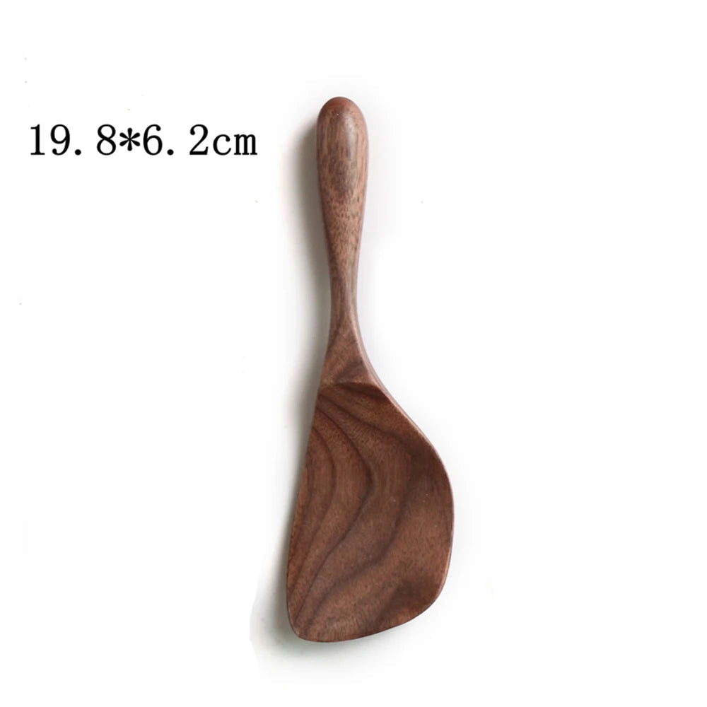 Black Walnut Wooden Dessert Spoon