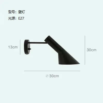 Black White E27 Corner Floor Lamp