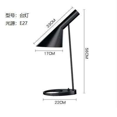 Black White E27 Corner Floor Lamp