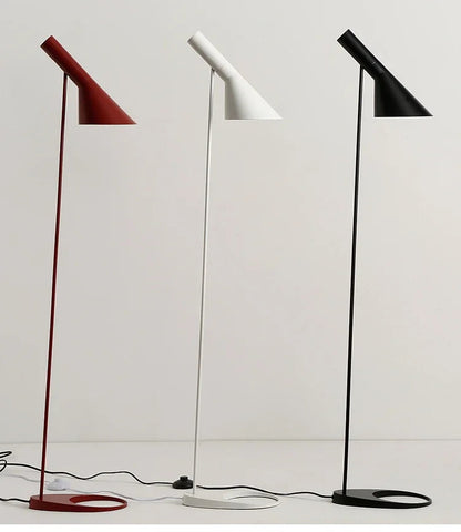 Black White E27 Corner Floor Lamp