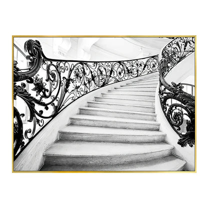 Black White Luxury Canvas Art