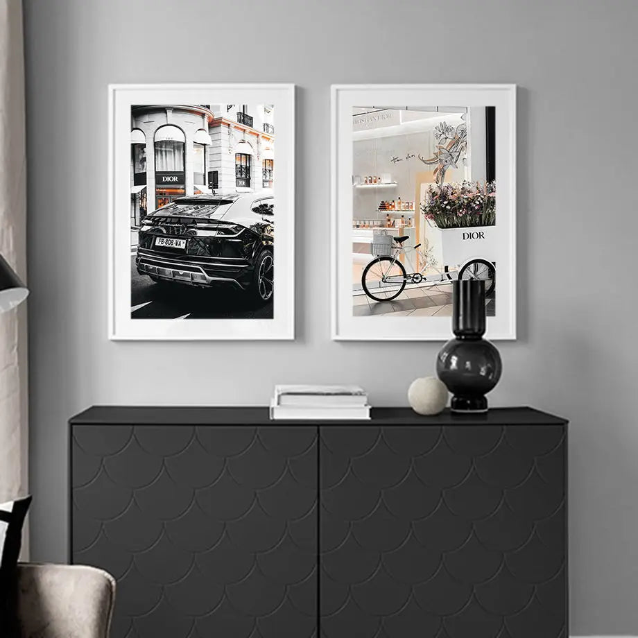 Black and White Canvas Wall Art