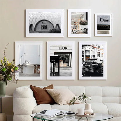 Black and White Canvas Wall Art