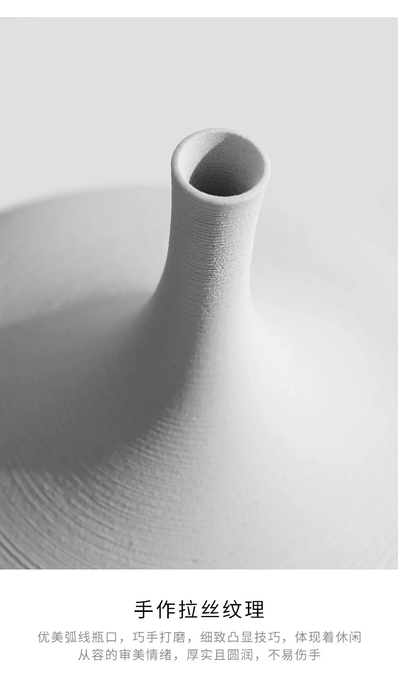 Black and White Ceramic Vase