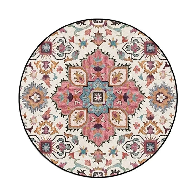 Bohemia Mandala Round Anti-slip Carpet