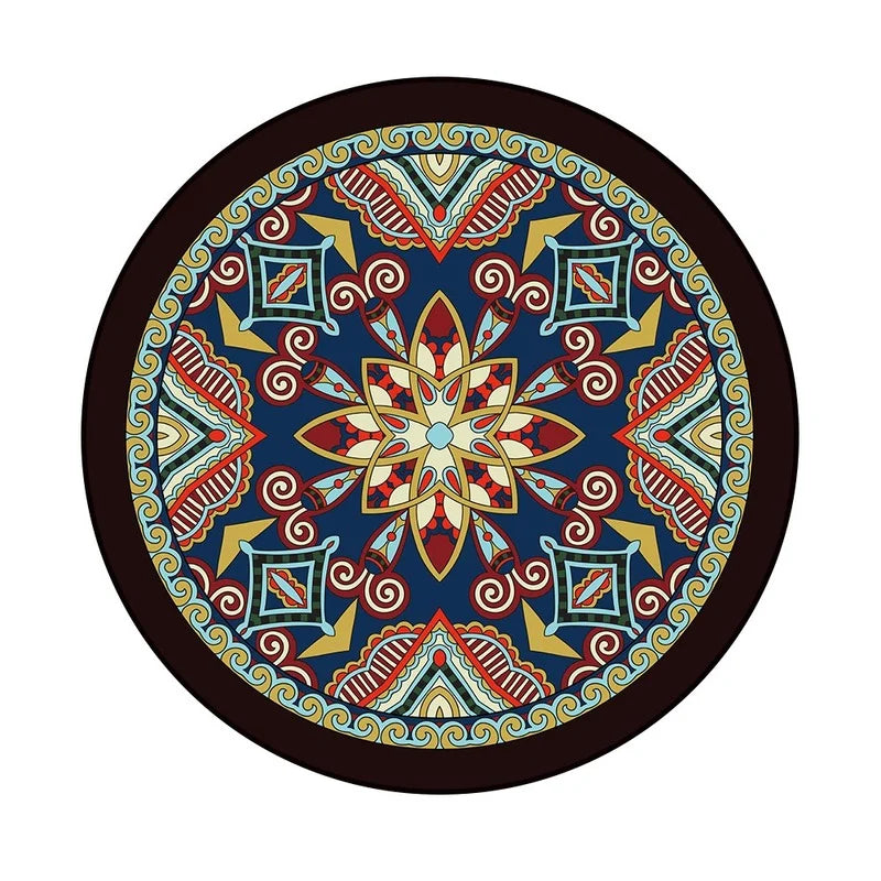 Bohemia Mandala Round Anti-slip Carpet