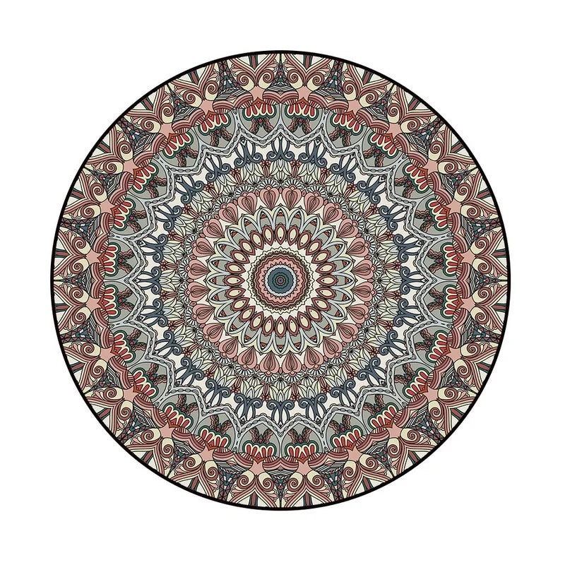 Bohemia Mandala Round Anti-slip Carpet