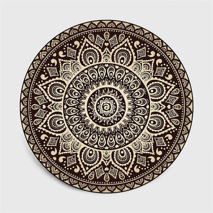 Bohemia Mandala Round Anti-slip Carpet