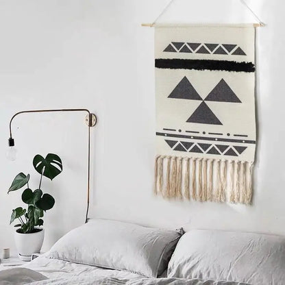 Bohemian Cotton Macrame Wall Tapestry