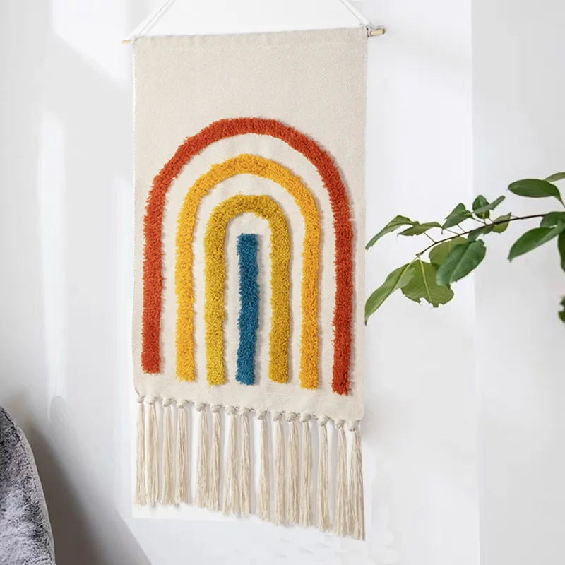 Bohemian Cotton Macrame Wall Tapestry