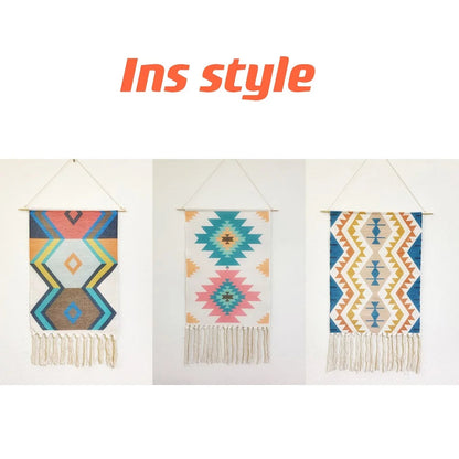 Bohemian Cotton Macrame Wall Tapestry