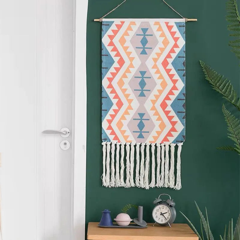 Bohemian Cotton Macrame Wall Tapestry