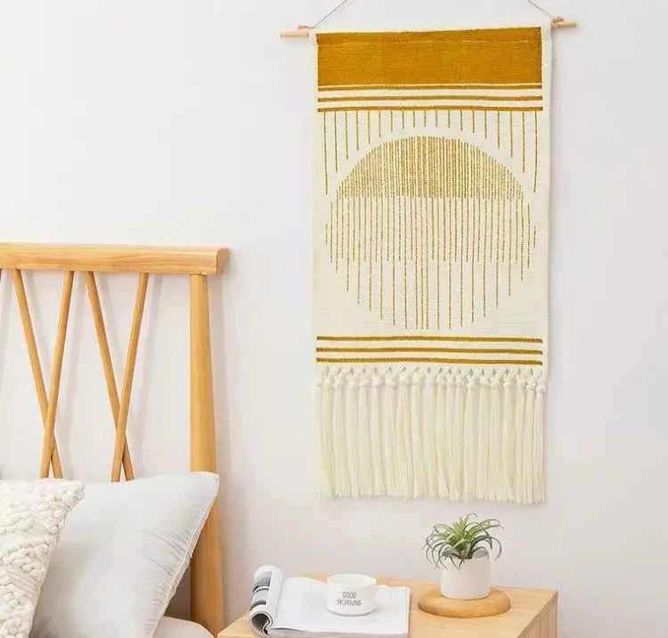 Bohemian Macrame Cotton Wall Tapestry