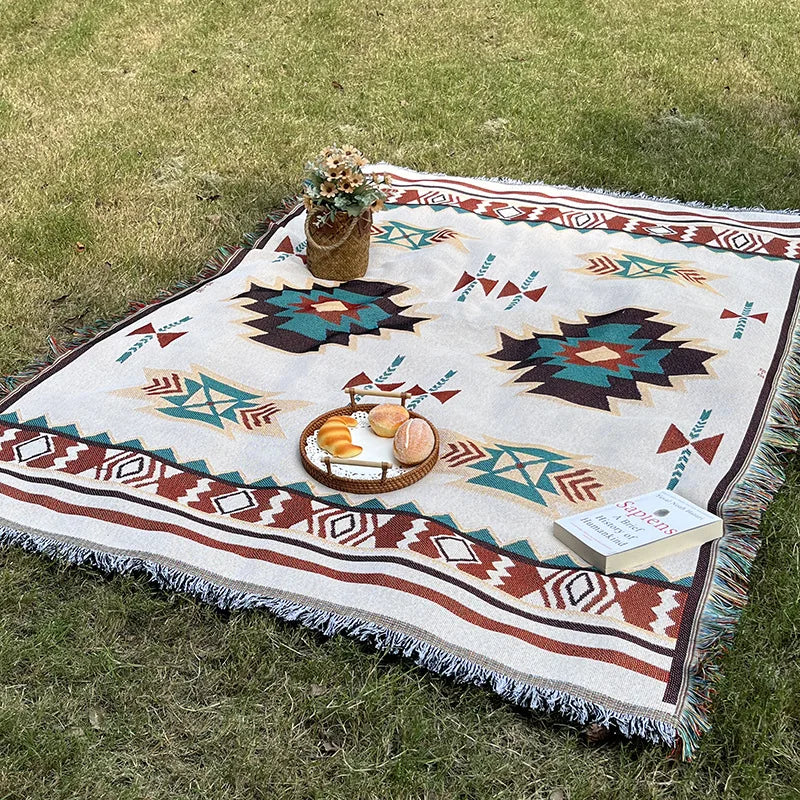 Bohemian Outdoor Picnic Blanket Mat