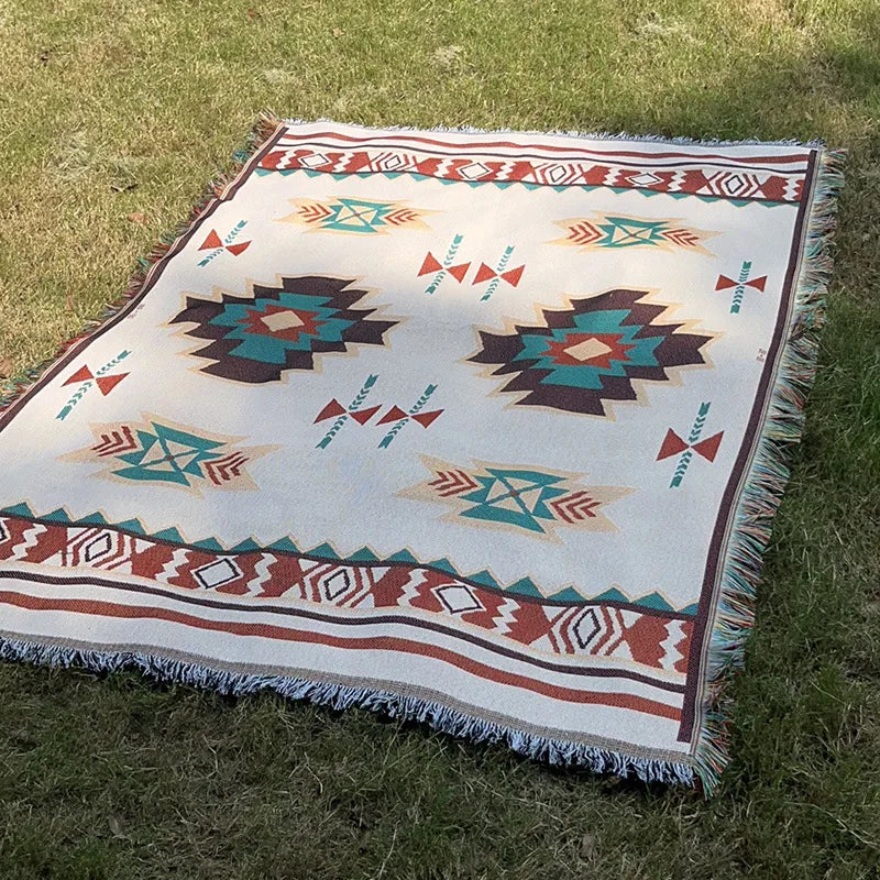 Bohemian Outdoor Picnic Blanket Mat