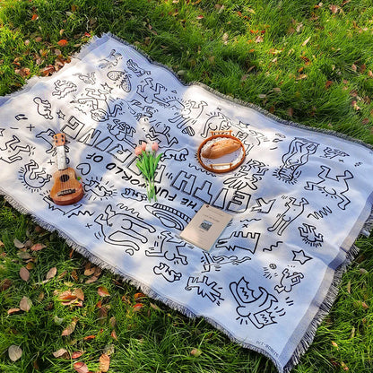 Bohemian Outdoor Picnic Blanket Mat