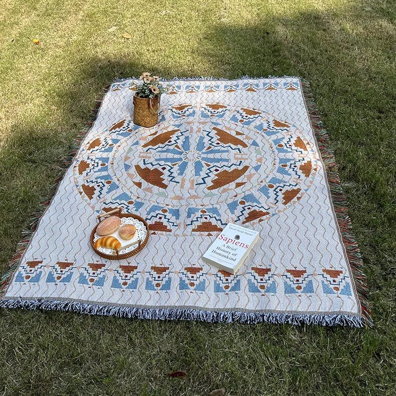 Bohemian Outdoor Picnic Blanket Mat