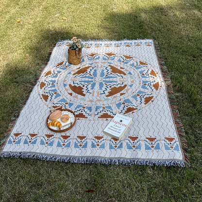 Bohemian Outdoor Picnic Blanket Mat