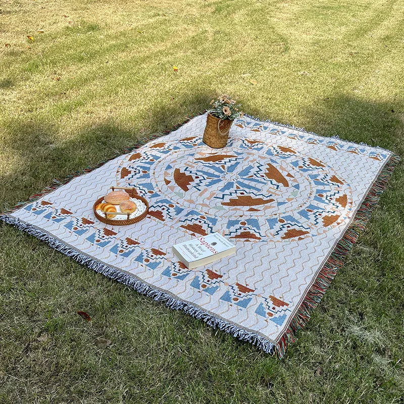 Bohemian Outdoor Picnic Blanket Mat