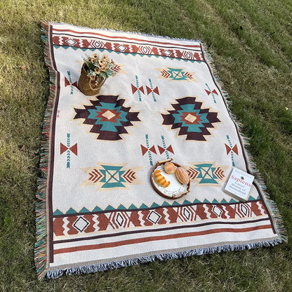 Bohemian Outdoor Picnic Blanket Mat