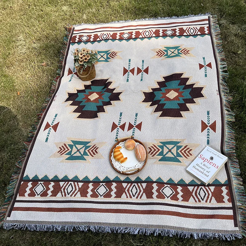 Bohemian Outdoor Picnic Blanket Mat