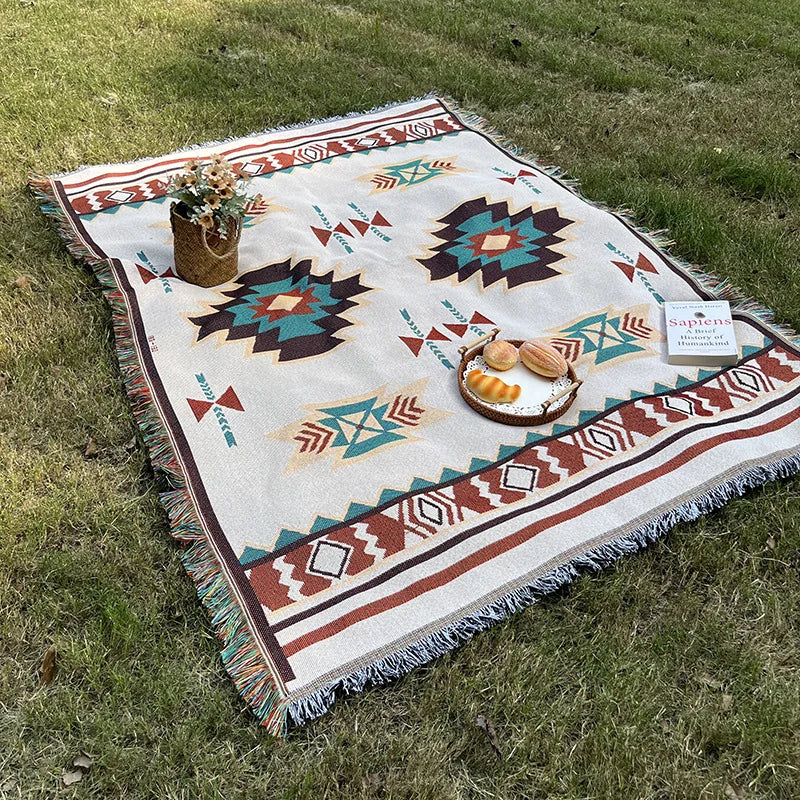 Bohemian Outdoor Picnic Blanket Mat