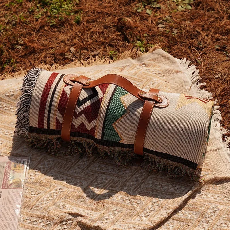 Bohemian Outdoor Picnic Mat - 100% Acrylic