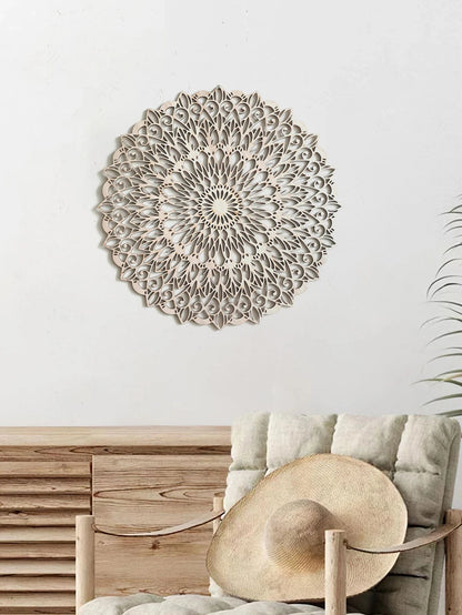 Boho Chic Wooden Mandala Wall Art