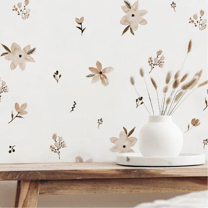 Boho Flowers Vinyl Wall Decals