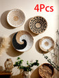 Boho Seagrass Wall Basket Decor