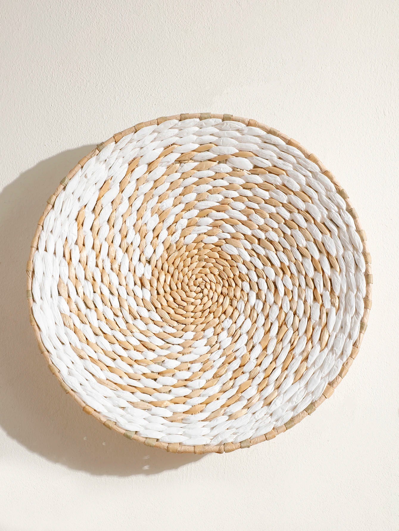 Boho Seagrass Wall Basket Decor